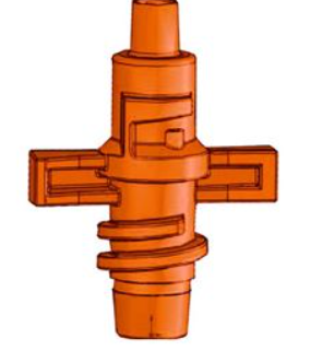 Dysza do mikrozraszacza 1,2mm Hadar pomarańczowa 7110
