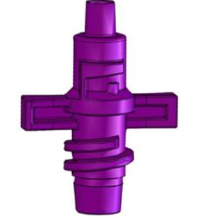 Dysza do mikrozraszacza 1,0mm Hadar fioletowa 7110