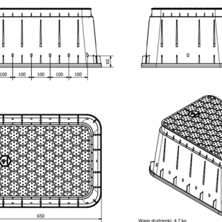 Studzienka Jumbo na 6 elektrozaworów