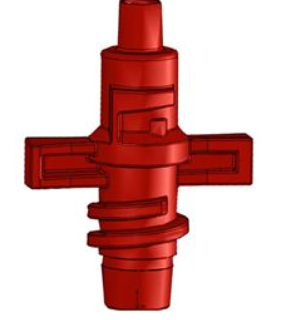 Dysza do mikrozraszacza 1,1mm Hadar czerwona 7110